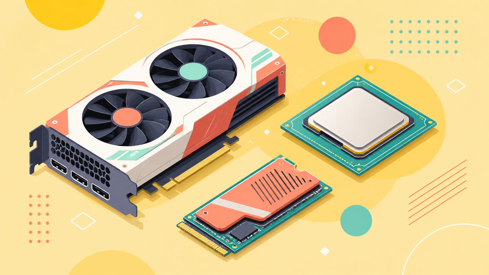 目標フレームレート別に必要なGPU CPU と対応モニタのリフレッシュレートを並べた早見表